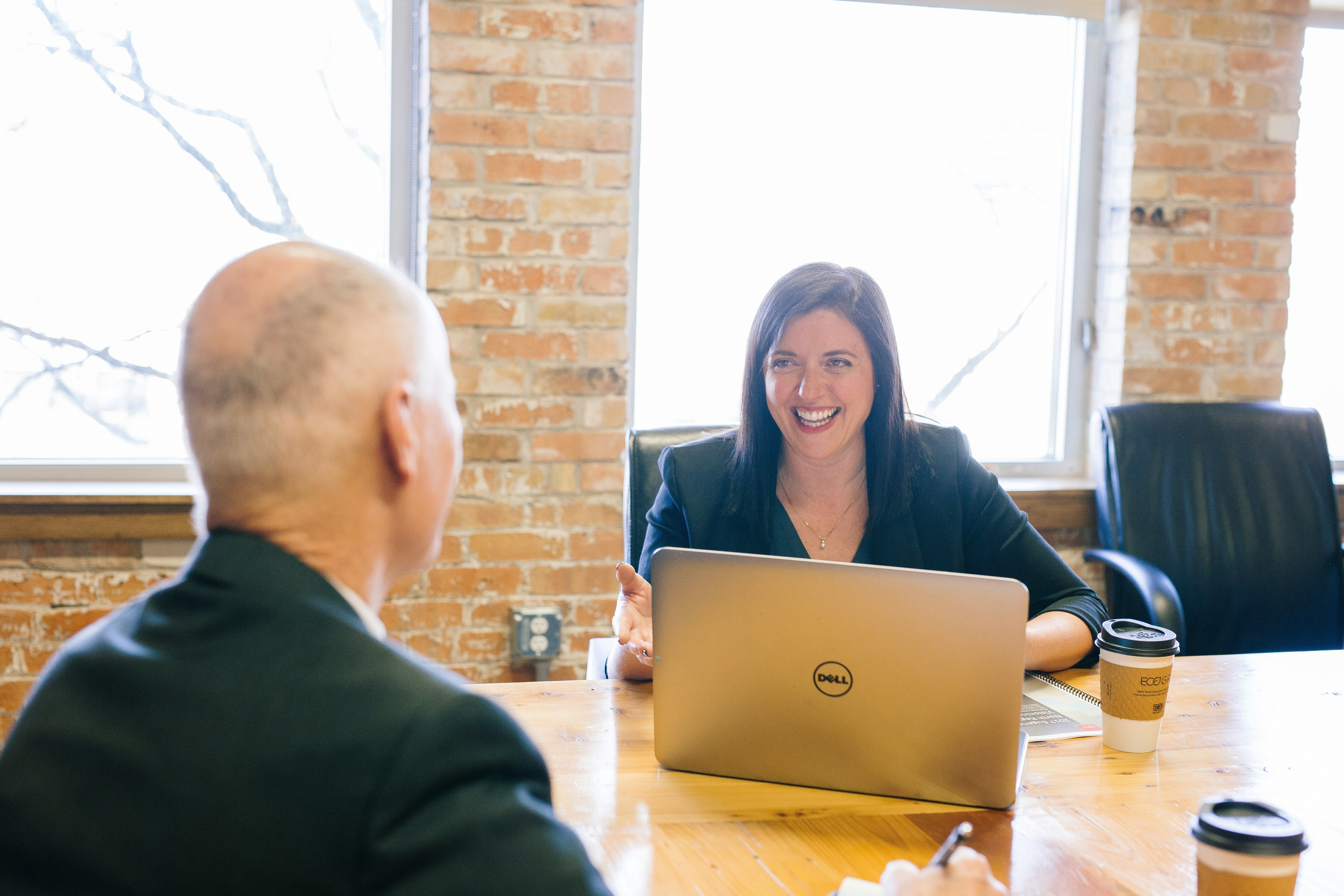 Business Leader working with AI to create ROI
