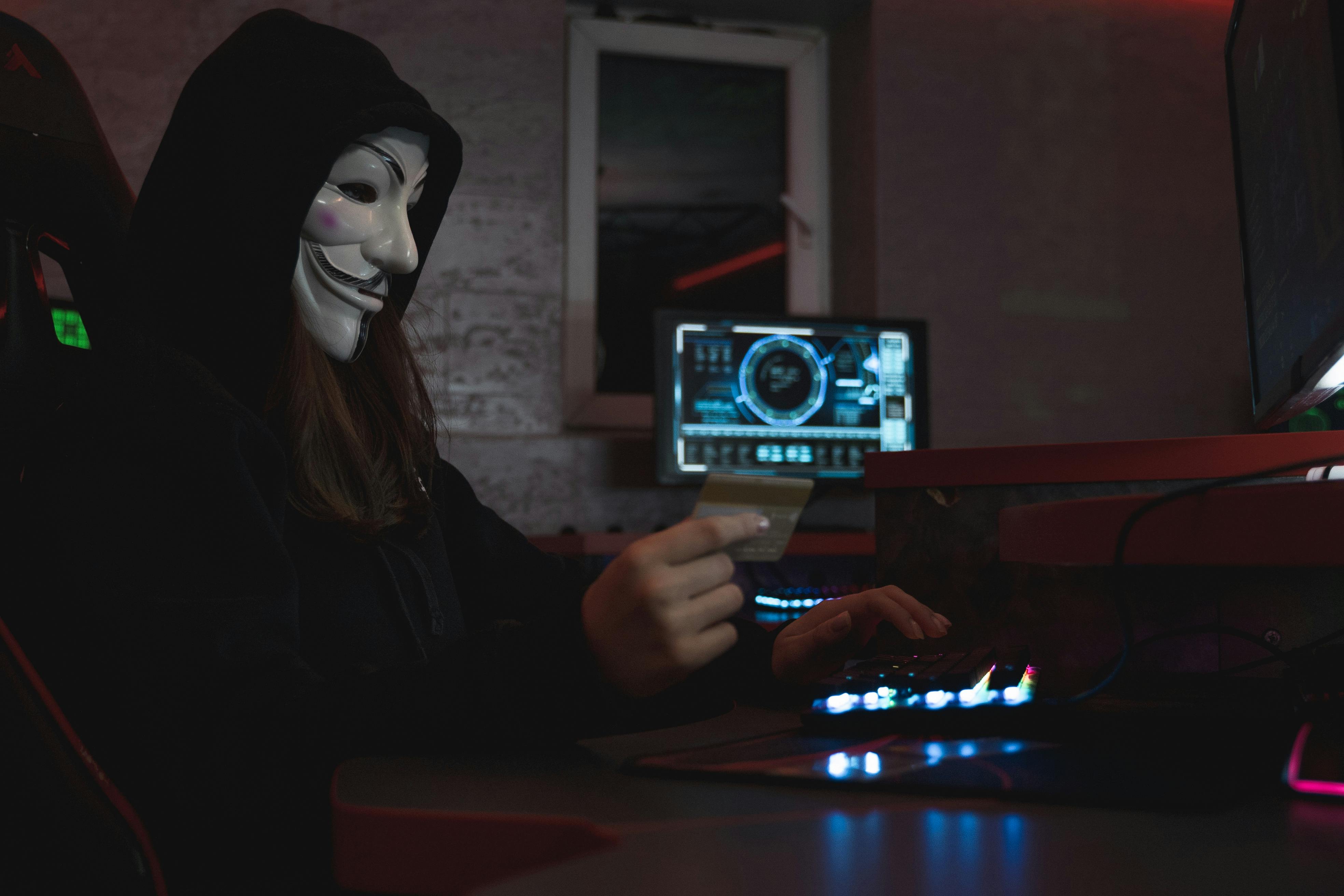 Cyber Security Hacker holding a company ransom